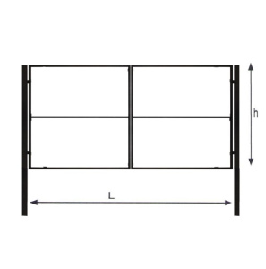 Каркас ворот тип№1 (3,5*1,5м) 213