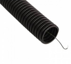 Труба гофр.с протяж. ПНД d16мм черная (100м)