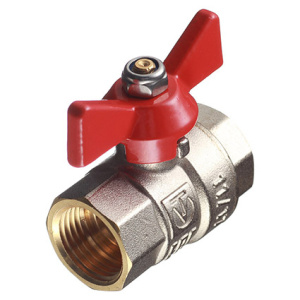 Кран шаровый 1/2" в/в бабочка VG102101 / 27501