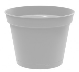 Горшок Mint D185 мм, 2,3л с поддоном (серый)