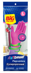Перчатки латексные ArtSmart BIG City размер L 14410084