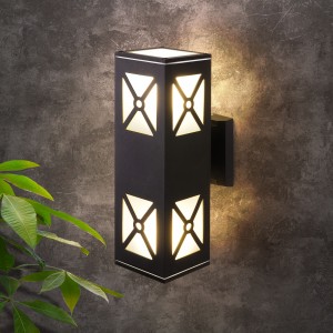 Светильник TECHNO 1405 уличный E27 IP54 155x90x305 черный 041976