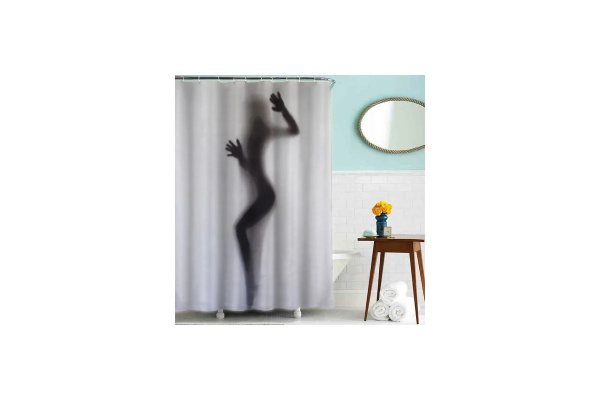 Шторка д/в тканевая 180х180см Девушка-загадка MZ-39 / 20809