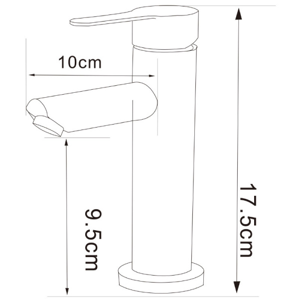 Смеситель MELODIA Orchestra картридж 35мм низкий нерж.ст.полир. MDV30520ss 23409