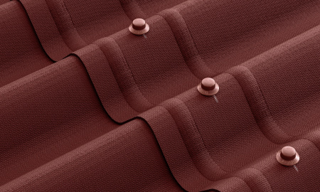 Лист Ондулин Smart красный 1,95х0,95м (без гвоздей)