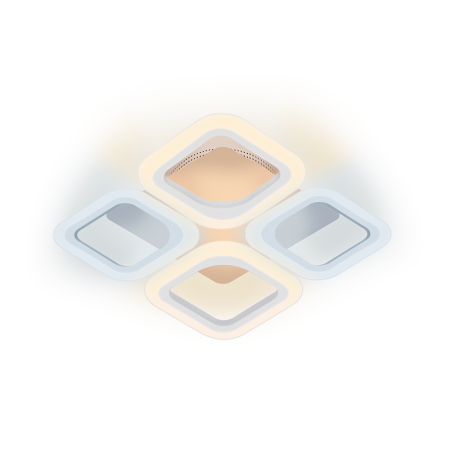 Люстра св/д MONZA Quadro CHL-52395/52Вт с пультом REV Ritter 52395 6