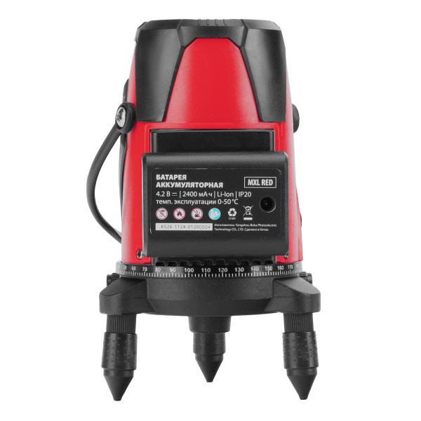 Уровень лазерный MХL RED 30м красный луч акк. Li 2400mAh сумка MTX 35012