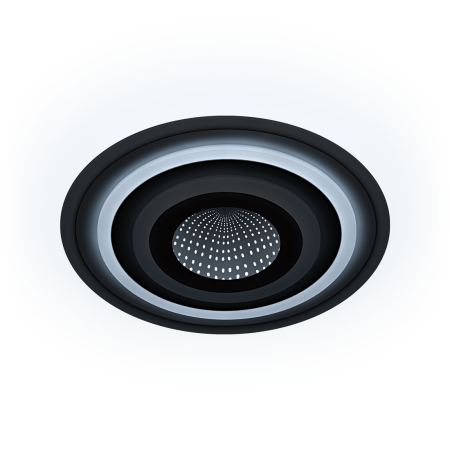 Люстра св/д UFO NAPOLIi CLL-52000/126W с пультом 3D тоннель 126Вт REV Ritter 52000 9
