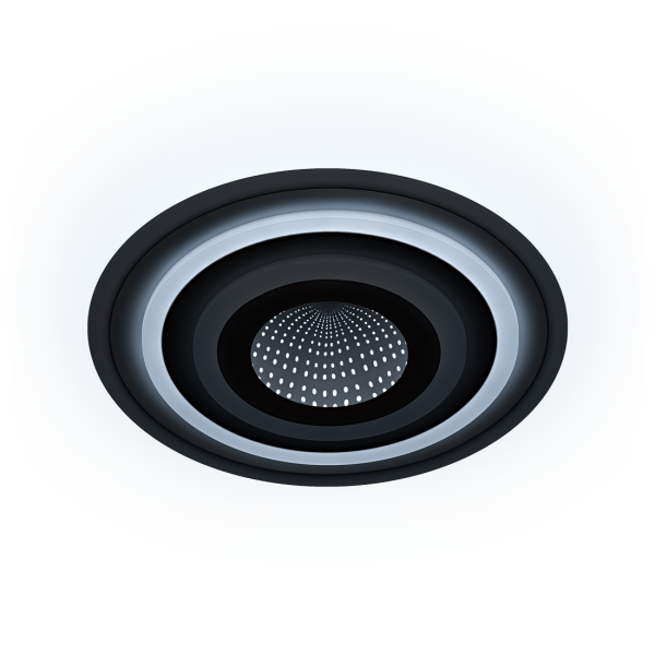 Люстра св/д UFO NAPOLIi CLL-52000/126W с пультом 3D тоннель 126Вт REV Ritter 52000 9