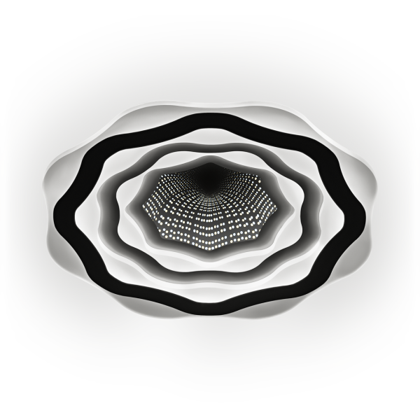 Люстра св/д ATELLA CLL-52002/142W с пультом 3D тоннель 142Вт Ritter 52002 3