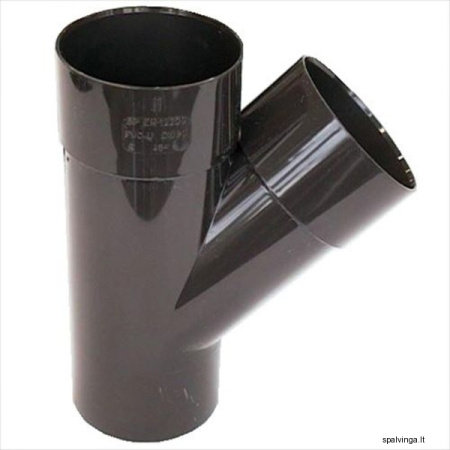 Тройник водосточной трубы 80/45 МUROL коричневый