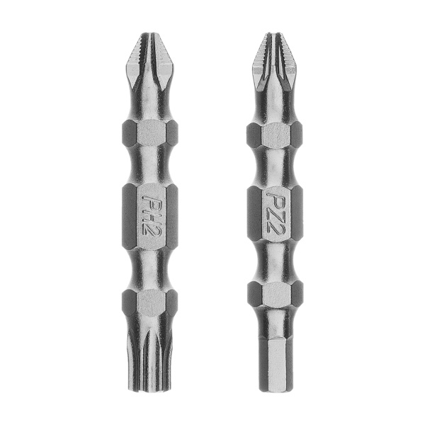 Набор бит двухстор. PH2-T30х45мм, PZ2-H4х45мм сталь S2 (2шт) Gross 112117