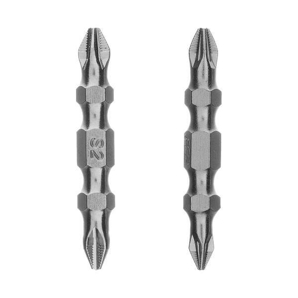 Набор бит двухстор. PH2-PH2х45мм, PZ2-PZ1х45мм сталь S2 (2шт) Gross 112109
