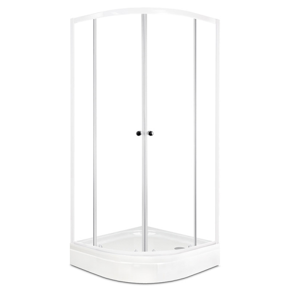 Набор Segment Low 80х80x205 ограждение бел/прозр, низк.поддон MSETWSL8080TWt 20623