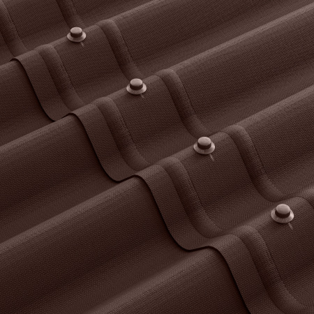 Лист Ондулин Smart коричневый 1,95х0,95м (без гвоздей)